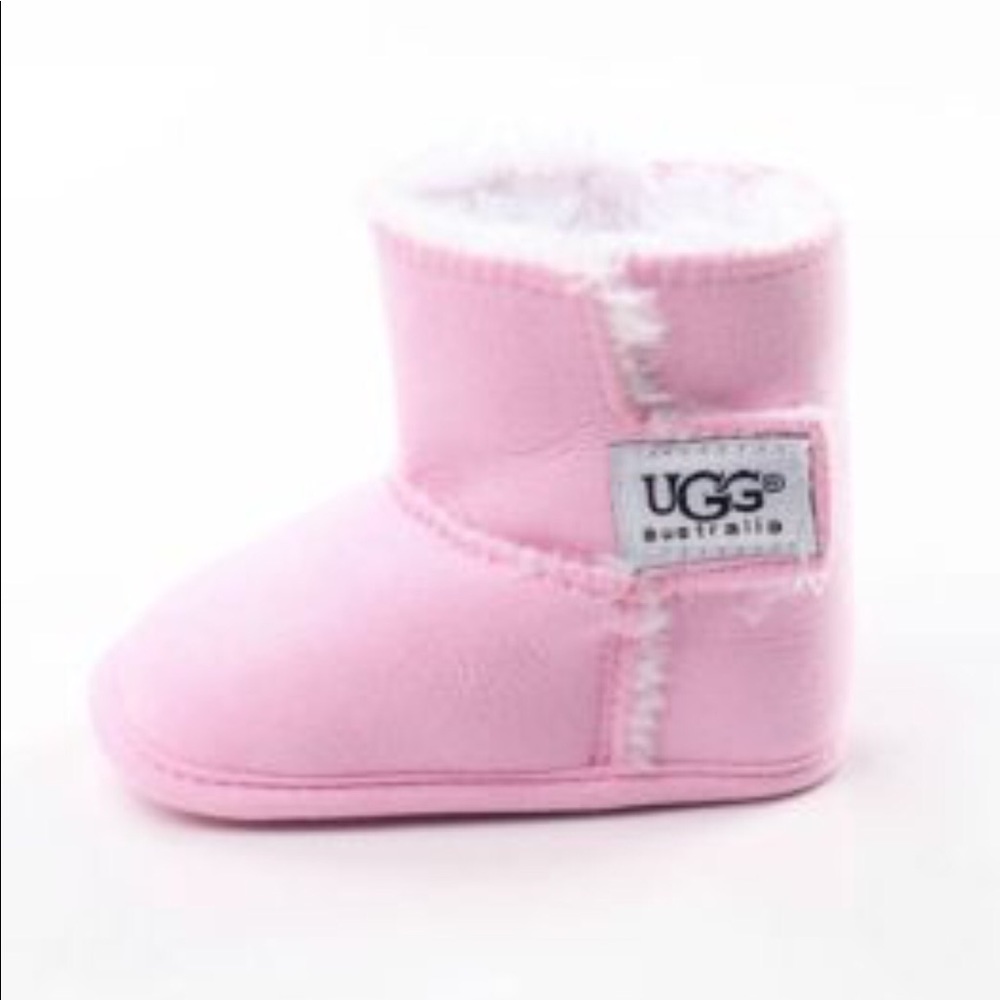Pink Crib Ugg Booties 2